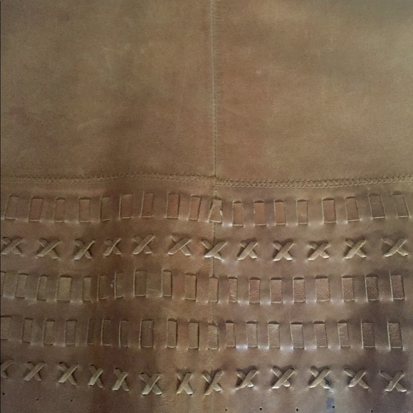 Leather midi skirt - Picture 4 of 4